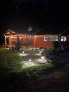 House at night